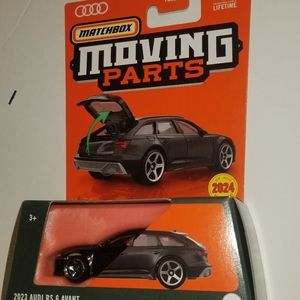 NEW 2024 MATCHBOX MOVING PARTS 2023 AUDI RS 6 AVANT  #11 Black Seal On Package